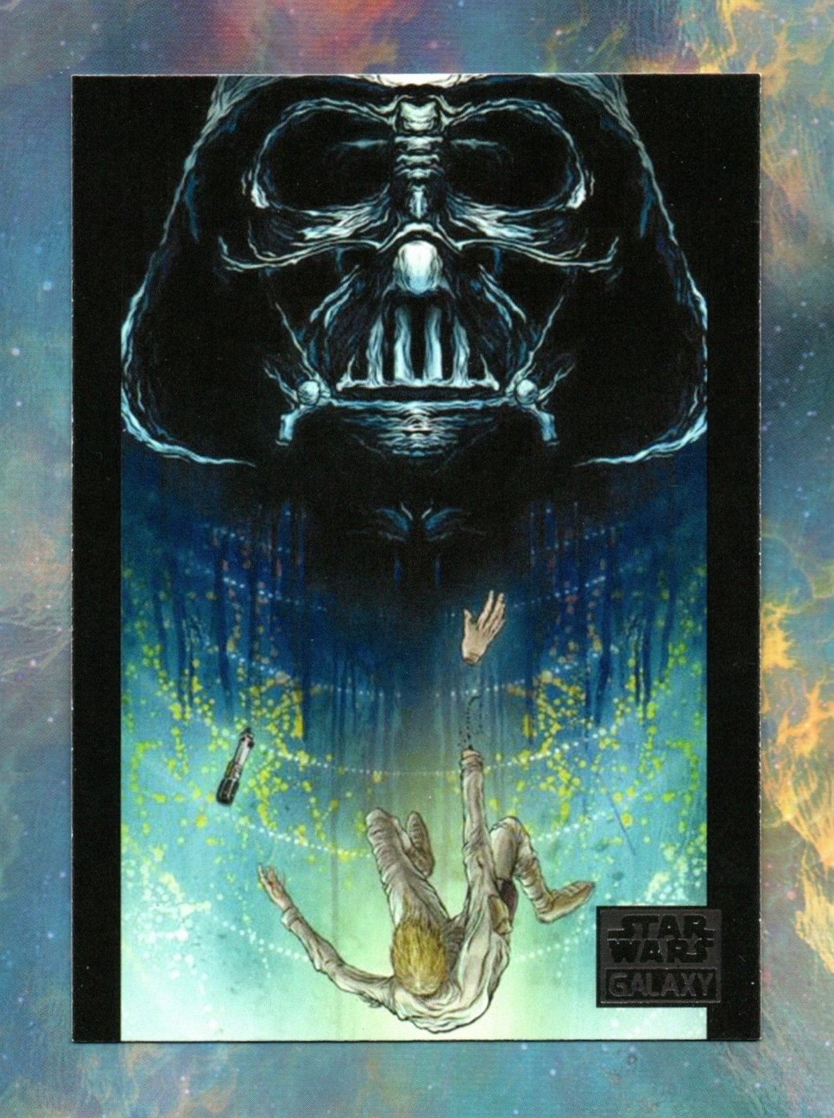 2012 Topps Star Wars Galaxy Series 7 BASE Card #101 / LUKE'S LOSS OF INNOCENCE