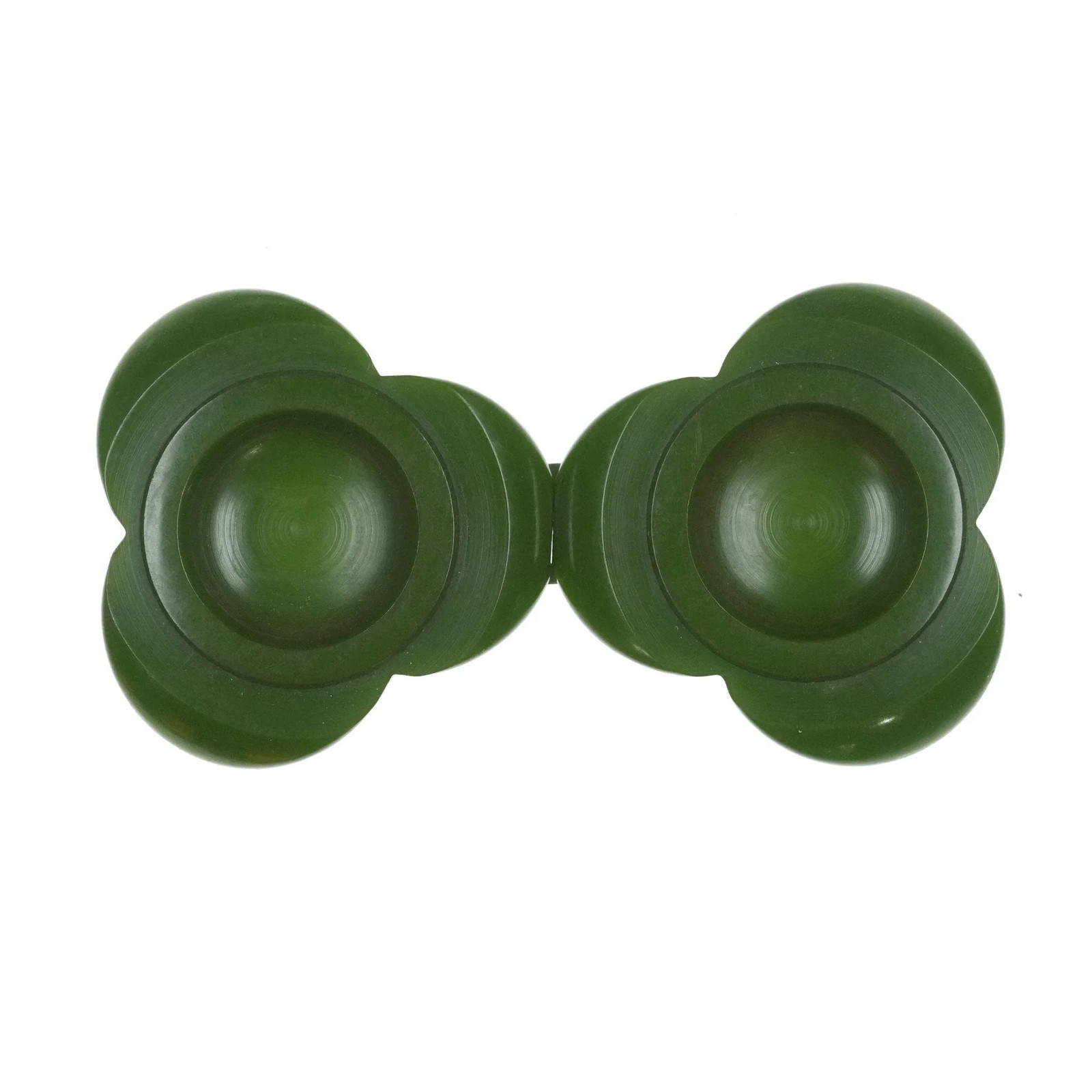c1940\'s Green Art Deco Bakelite buckle set