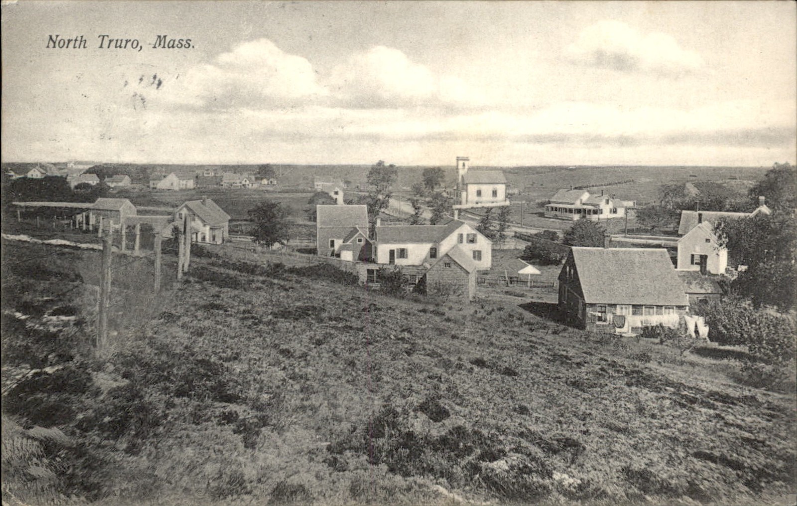 North Truro Massachusetts MA Coastal Village The Advocate c1910 Vintage Postcard