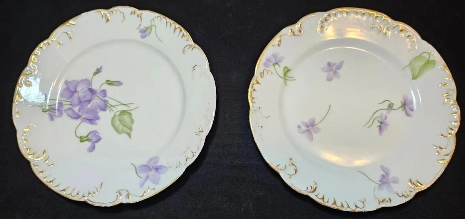 Limoges HCo L ca. 1890's Lot of 2 6