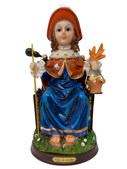 Santo Niño de Atocha 12 Inch Resin Figurine 2590-12  Holy Infant of Atocha