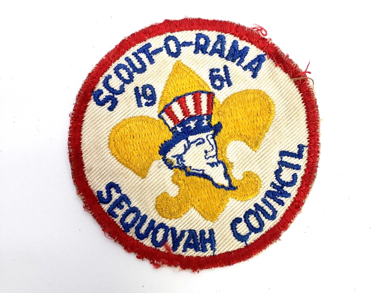 Vintage Boy Scout 1961 Sequoyah Council  Scout O Rama PATCH