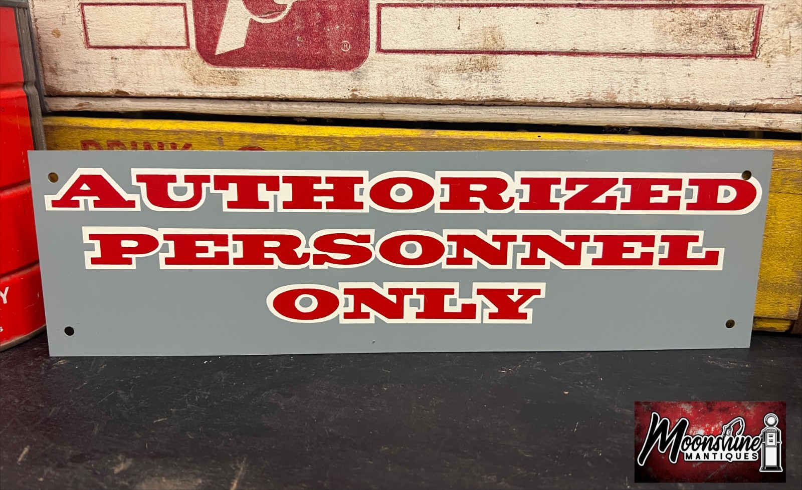 Vtg. 1960\'s Authorized Personnel Only Sign - NOS