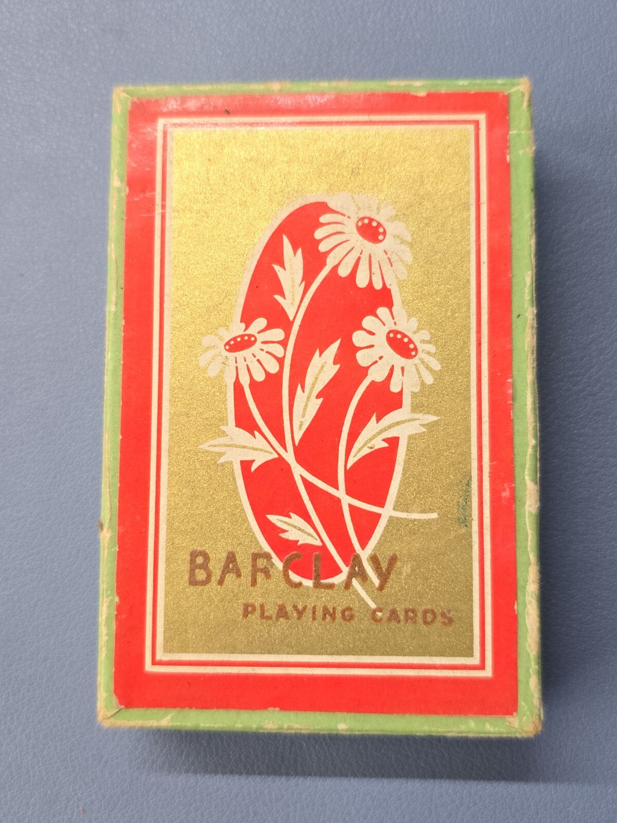 Vintage Barclay Playing Cards ÃÂ¢ÃÂÃÂ Complete Deck with Original Box Flora