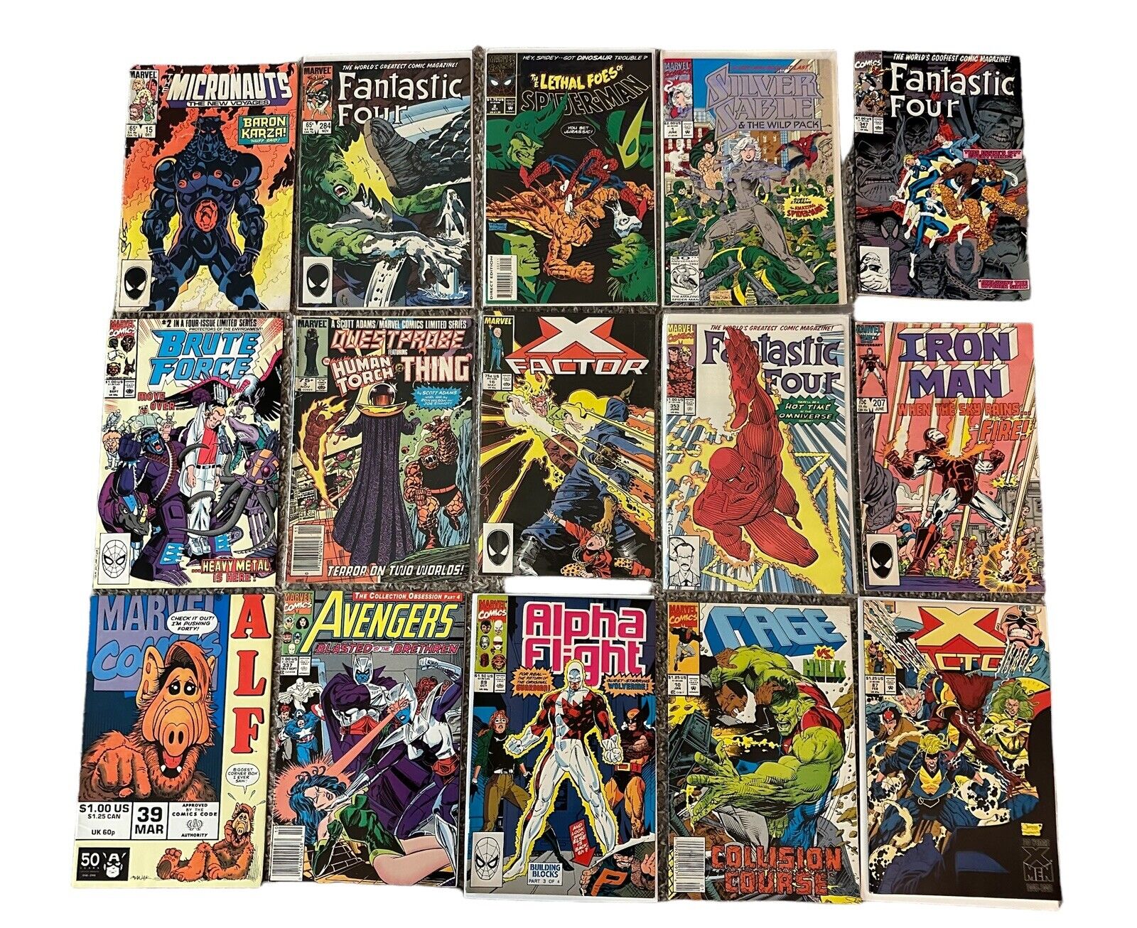Mixed Vintage Comic Book lot of 27 DC, Marvel
