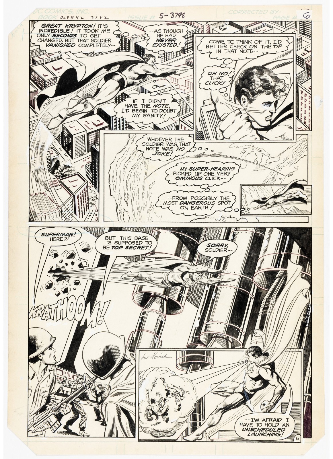 DC Comics Presents #42 Story Page 5 Original Art (DC, 1982)