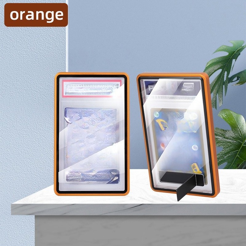Magnetic Graded Card Case with Stand Aluminum UV Protection Slab Shield Holder