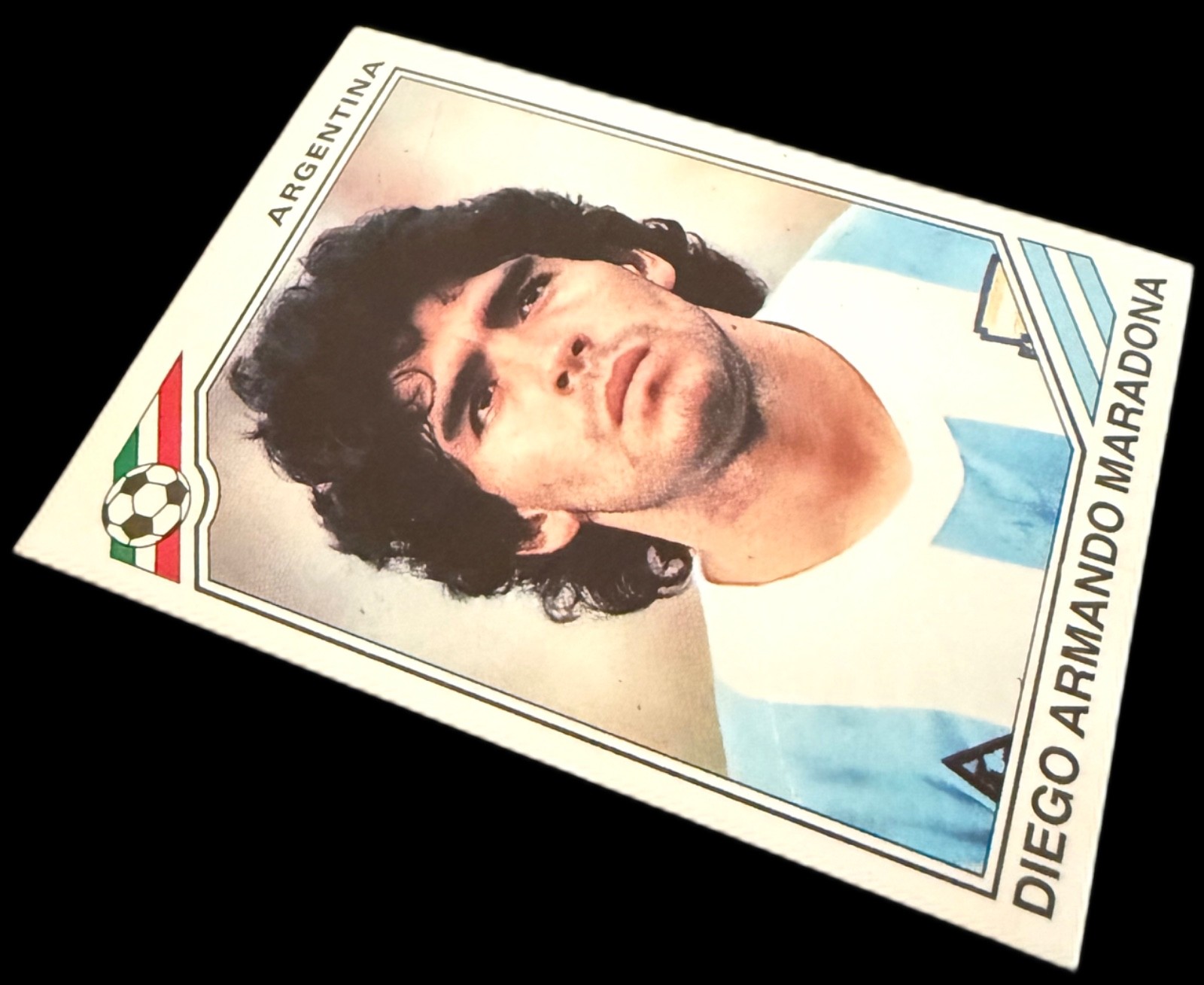 PANINI WORLD CUP 86 MEXICO DIEGO MARADONA # 84 STICKER 1986 ARGENTINA MEXICO 86