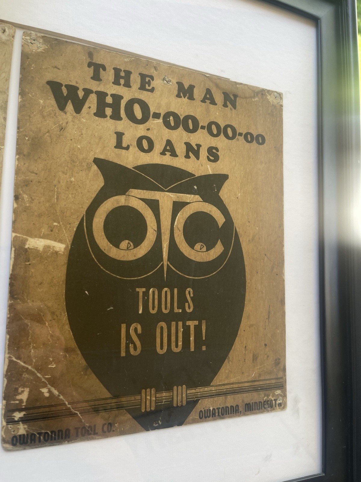 Ultra Rare Antique Tool Advertising Signs These Are Awesome. 1930s Era