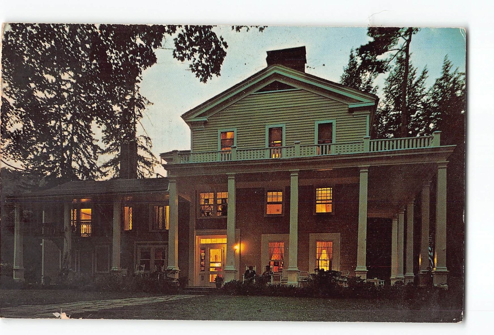 Castile New York NY Vintage Postcard Glen Iris Inn