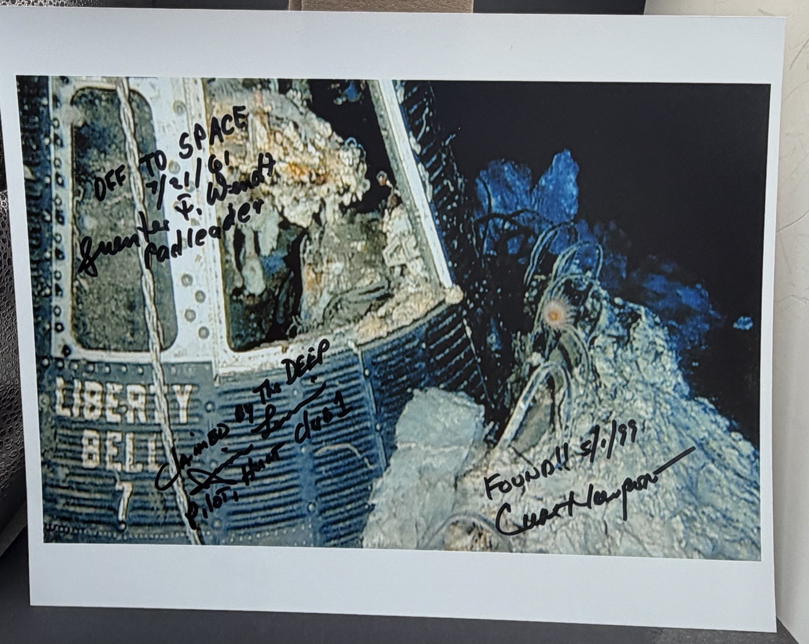 LIBERTY BELL 7 RECOVERY SIGNED PHOTOGRAPH