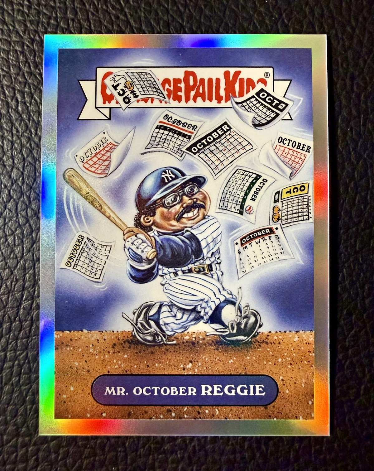 Topps Garbage Pail Kids Cooperstown Chrome 2026 GPK-23 Mr. October Reggie