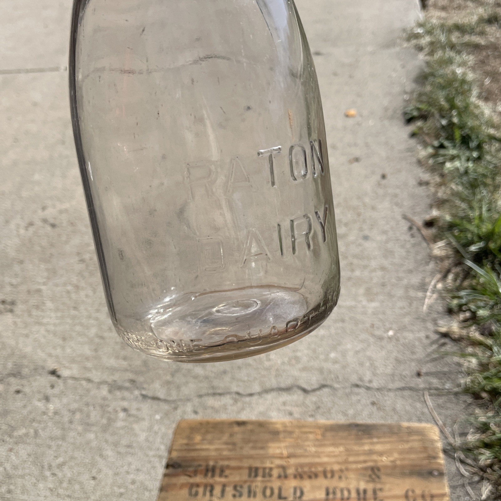 Raton New Mexico Vintage Milk Bottle Raton Dairy Antique
