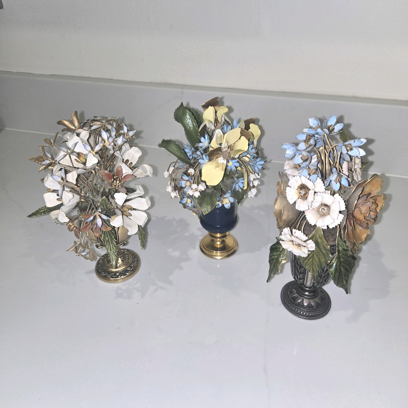 Igor Carl Faberge 3 X Bouquets. Imperial French, Imperial Russian, Royal British