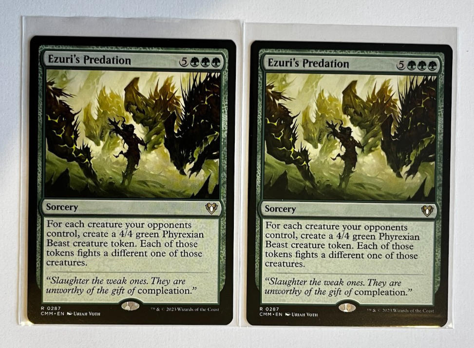 MTG – Commander Masters – Ezuri’s Predation – Rare 0287 x 2