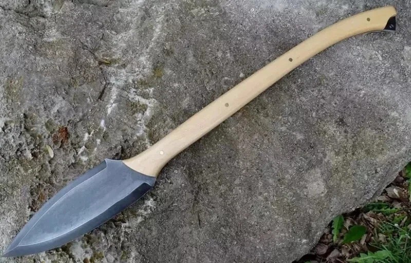 Custom Handmade Carbon Steel HELLBOY II PURGATORY Replica Hunting Spear