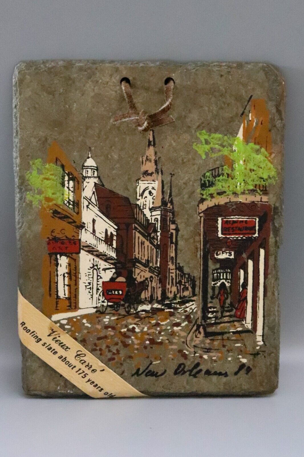 Vieux Carre' Old Square New Orleans Roofing Slate Tile 175 Year Old Tile 