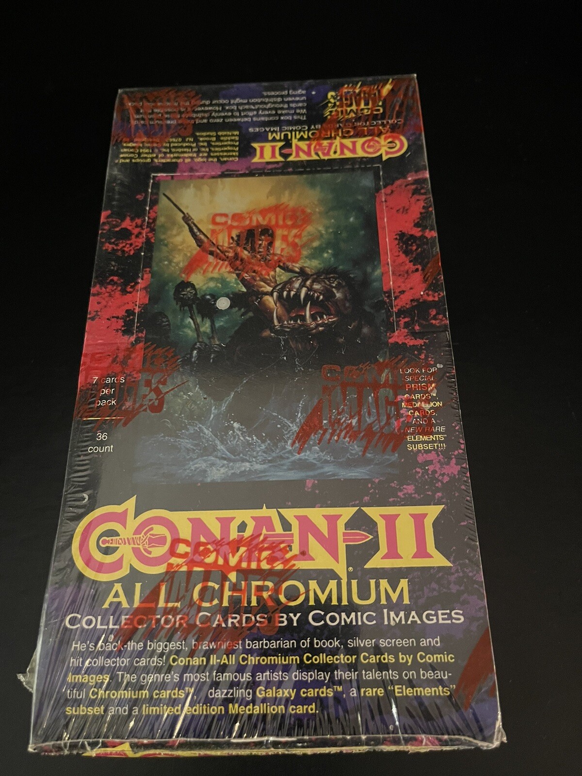 Conan II All Chromium Trading Card Box SEALED 36 Packs 1994 Comic Images