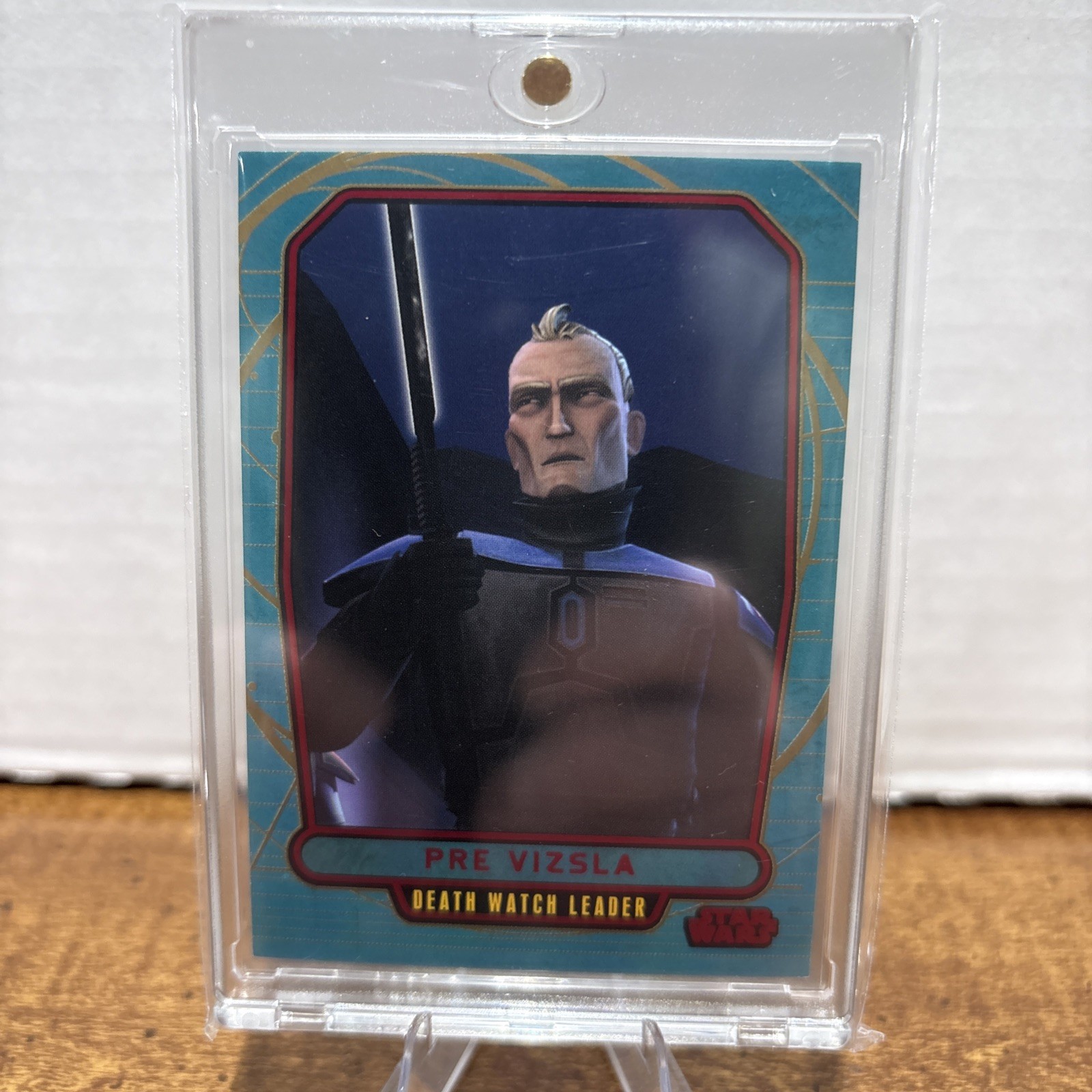 Pre Vizsla 2012 Topps Star Wars Galactic Files Red /35 #235