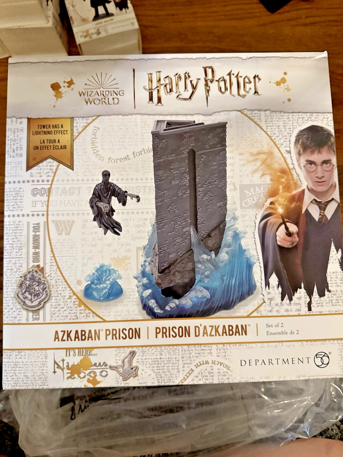 Deptartment 56 AZKABAN PRISON Harry Potter Village 6014668 NEW
