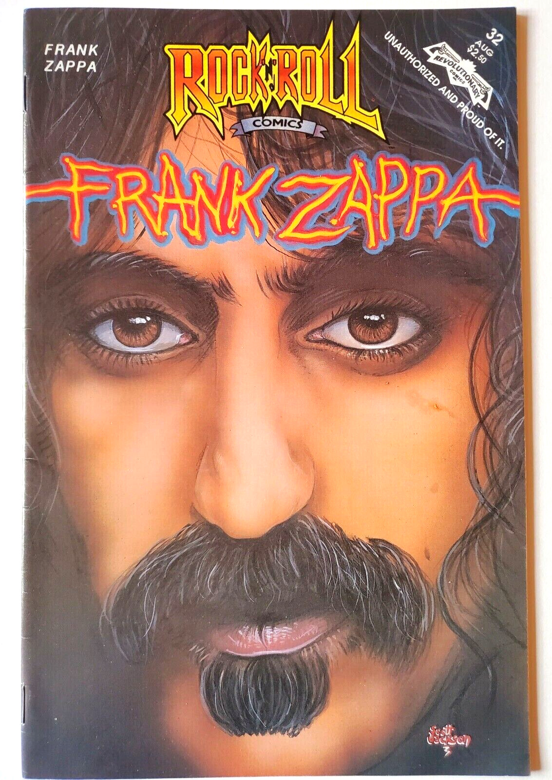 FRANK ZAPPA: Rock N Roll Comic #32  1st Print (Revolutionary COMICS 1991)