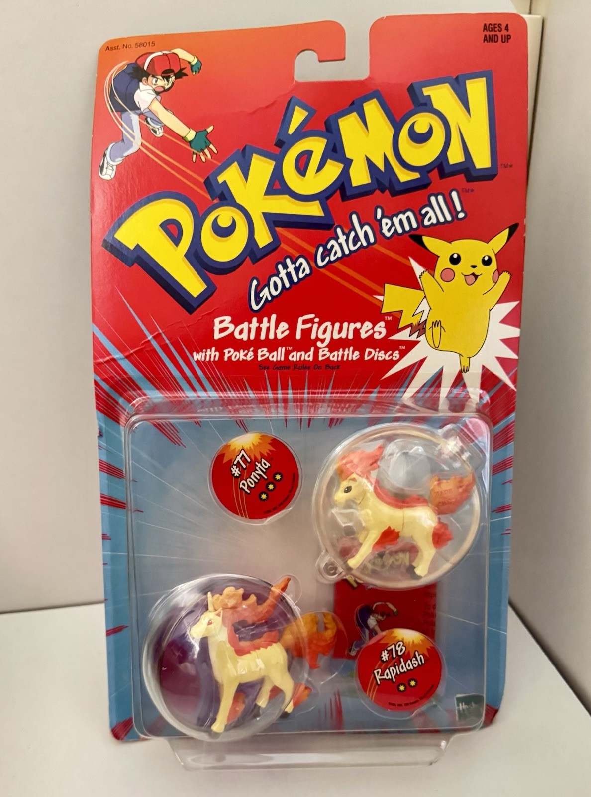 Hasbro Pokémon Battle Figures Ponyta & Rapidash Boxed Original Unopened