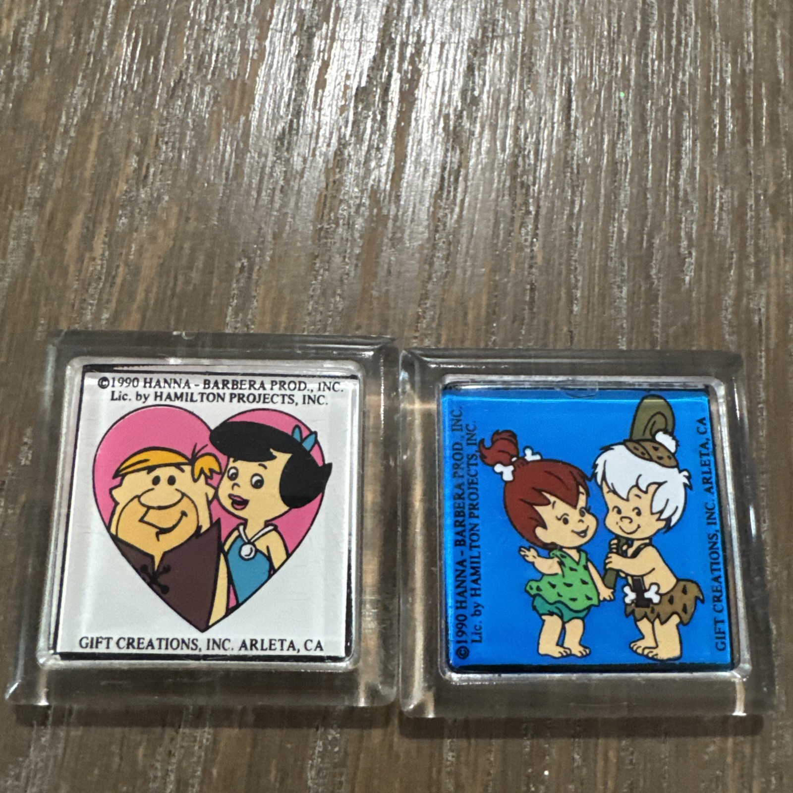1990 Hanna Barbera Flintstones Vintage refrigerator Magnets