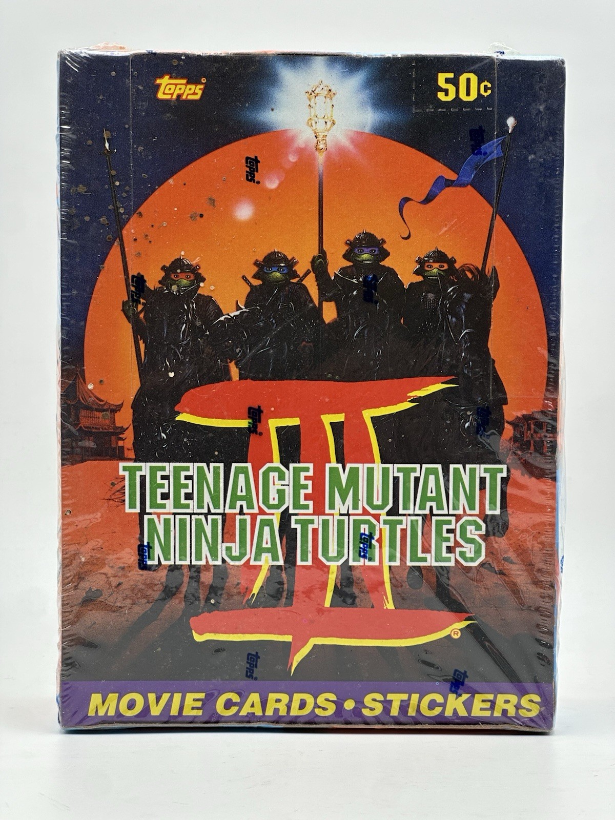 1992 Topps Teenage Mutant Ninja Turtles TMNT III Movie Wax Box Factory Sealed