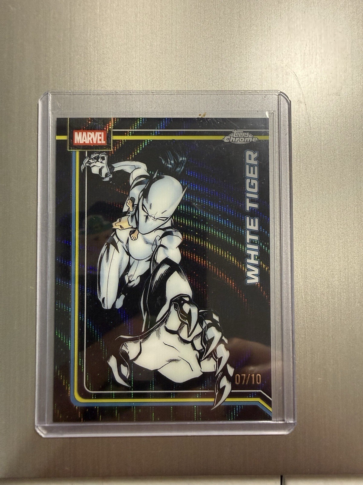 2026 TOPPS CHROME MARVEL WHITE TIGER BLACK X-FACTOR 7/10