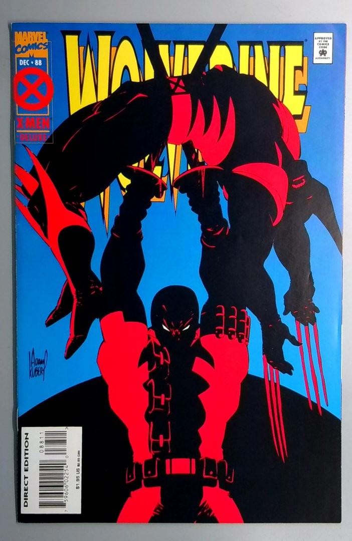 Wolverine #88 VF- 1st Wolverine Deadpool Fight Marvel 1994