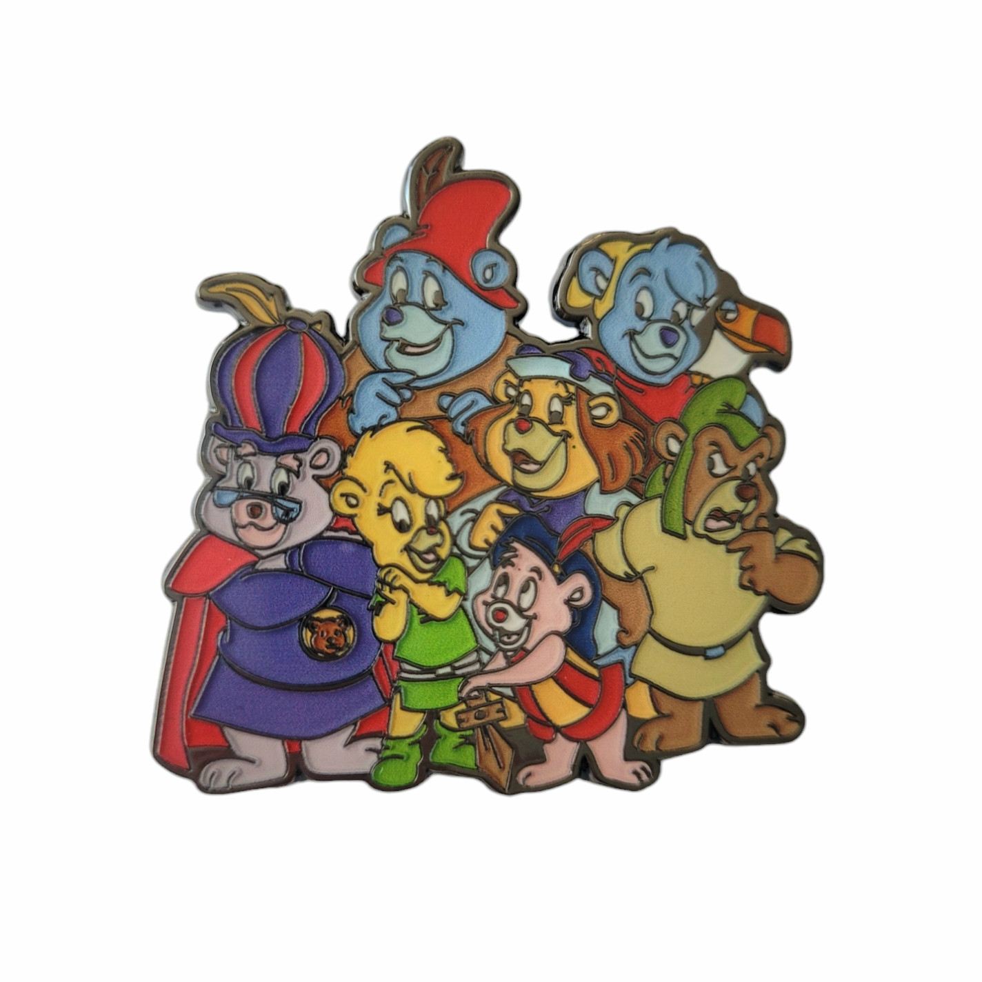GUMMI BEARS 80s Cartoon Saturday Disney Fantasy Hat Jacket Tie Tack Lapel Pin