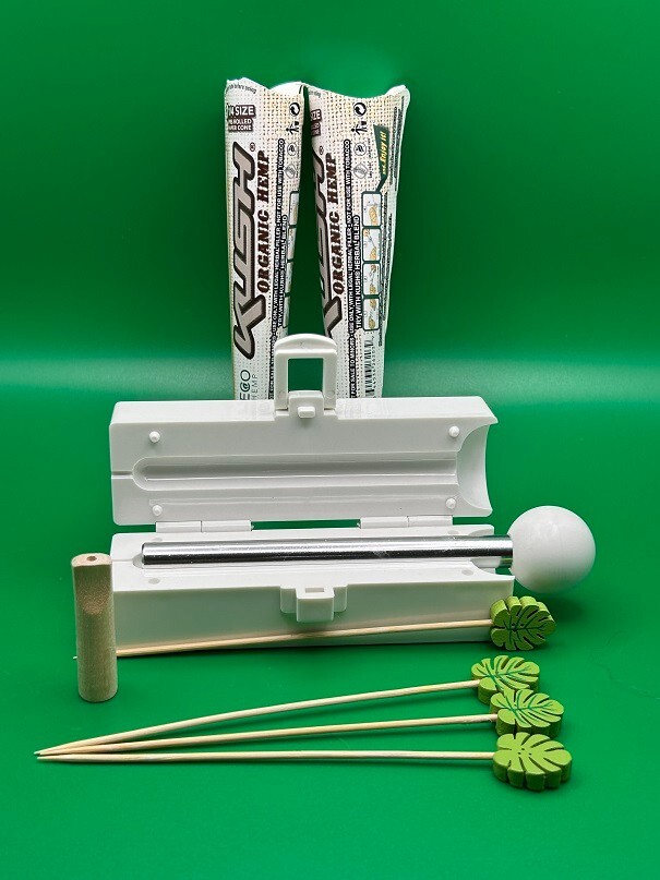 (2) Cannagar Mold SMALL 3.5g to 7g Cigar Tobacco Press Kit + Extras - NIB