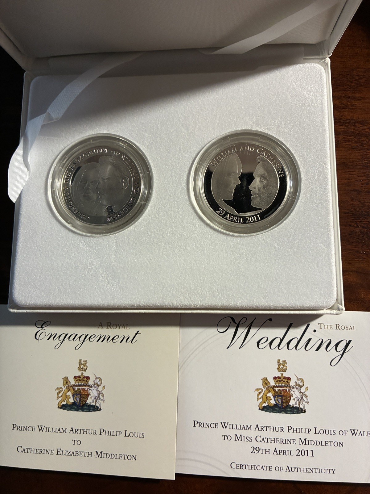 Prince William & Catherine Middleton Engagement & Wedding Coin Set Located in US Prince William & Catherine Middleton Engagement & Wedding Coin Set Located in US