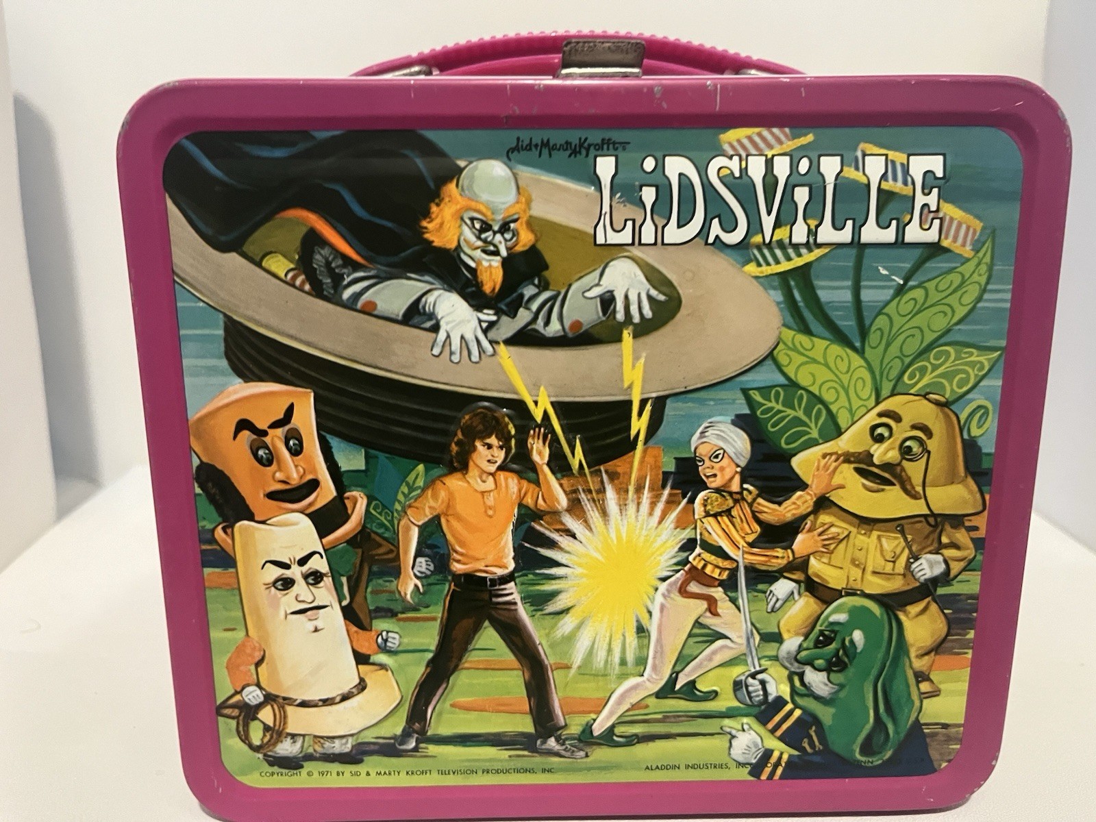 Very clean Lidsville  Metal Lunchbox w/Thermos