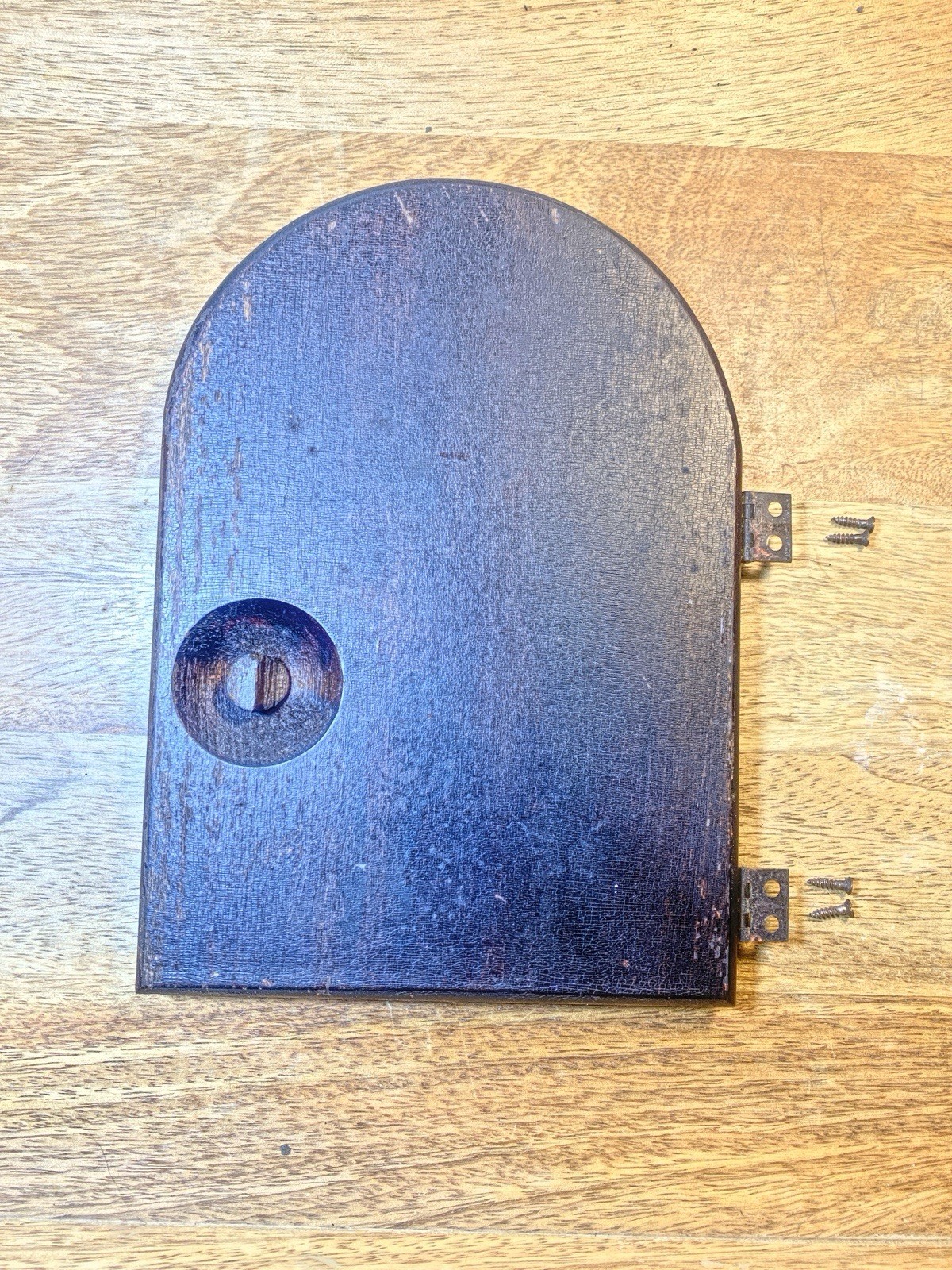 Clock Wooden Back Door (5 1/8 X 7 1/8 Inches) (KD4366) Clock Wooden Back Door (5 1/8 X 7 1/8 Inches) (KD4366)