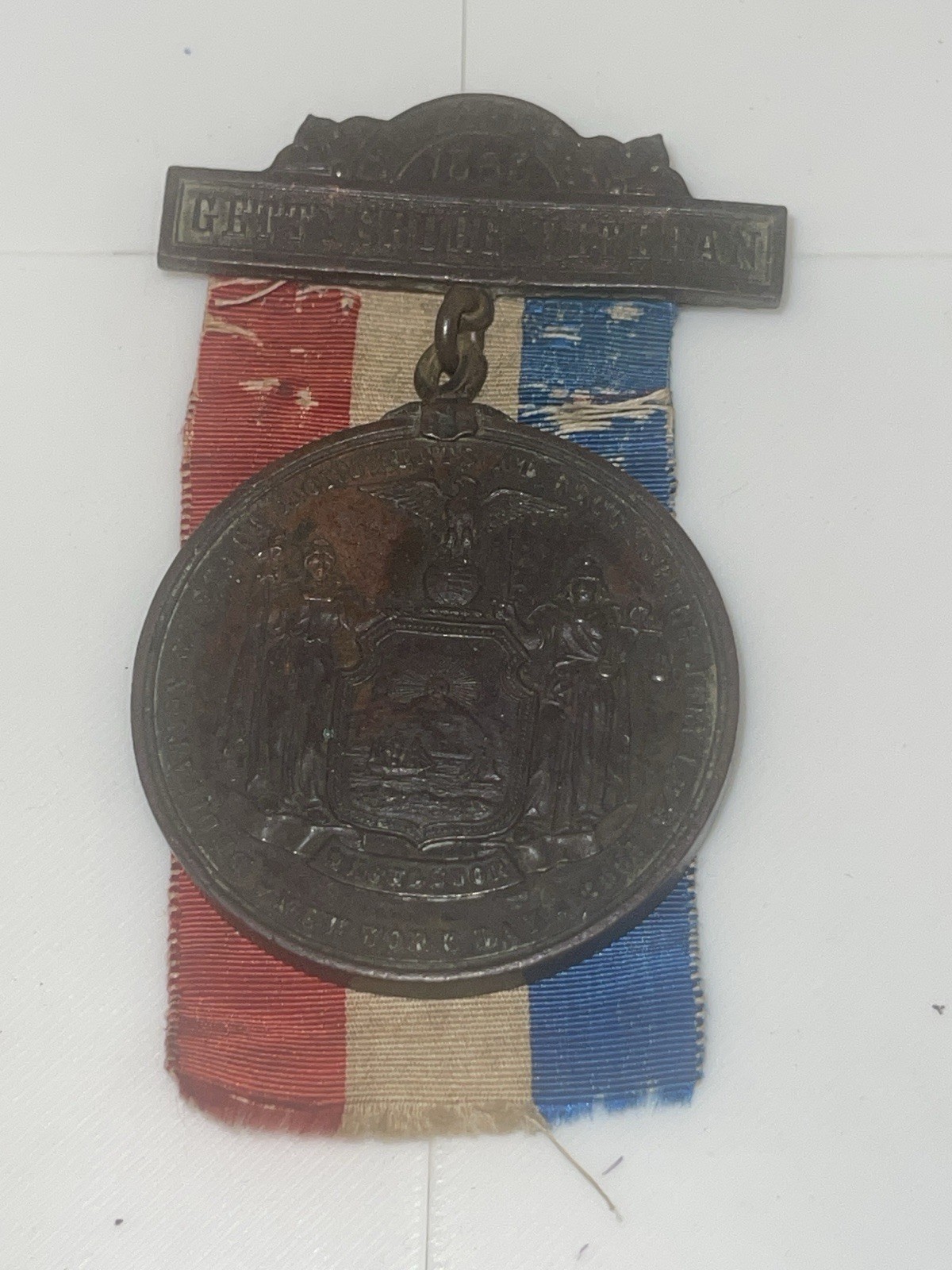 SCARCE ORIGINAL 1893 BATTLE OF GETTYSBURG 30th ANNIVERSARY UNION VETERAN MEDAL