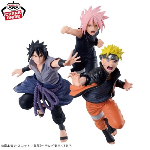 Naruto Sasuke Sakura  Vibration Stars 72 Series 71 Figure Japan Oct. 6