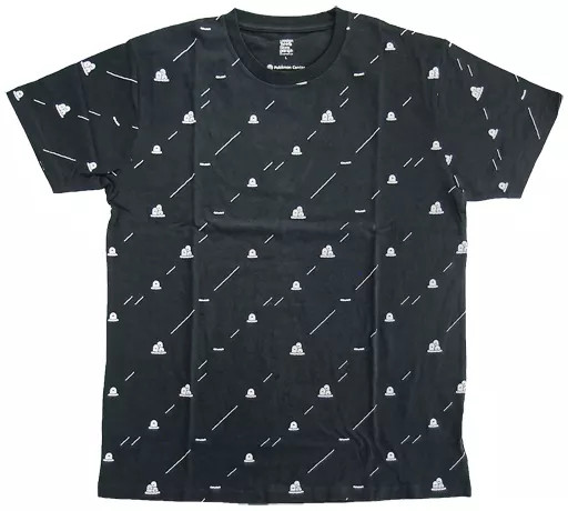 T-shirt (Character) Diglett & Dugtrio Stripe graniph T-shirt Black S Size