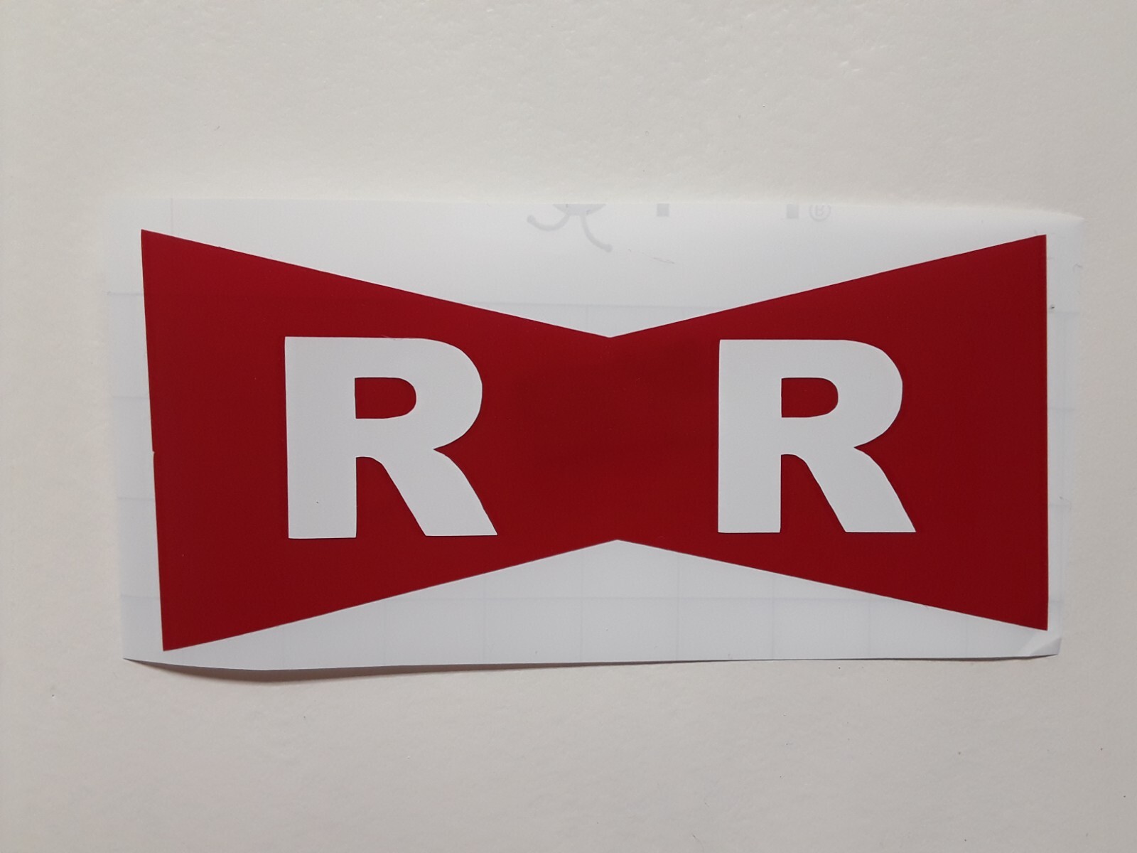 Red Ribbon Army Logo Anime Sticker Vinyl Decal Walls Windows Waterproof