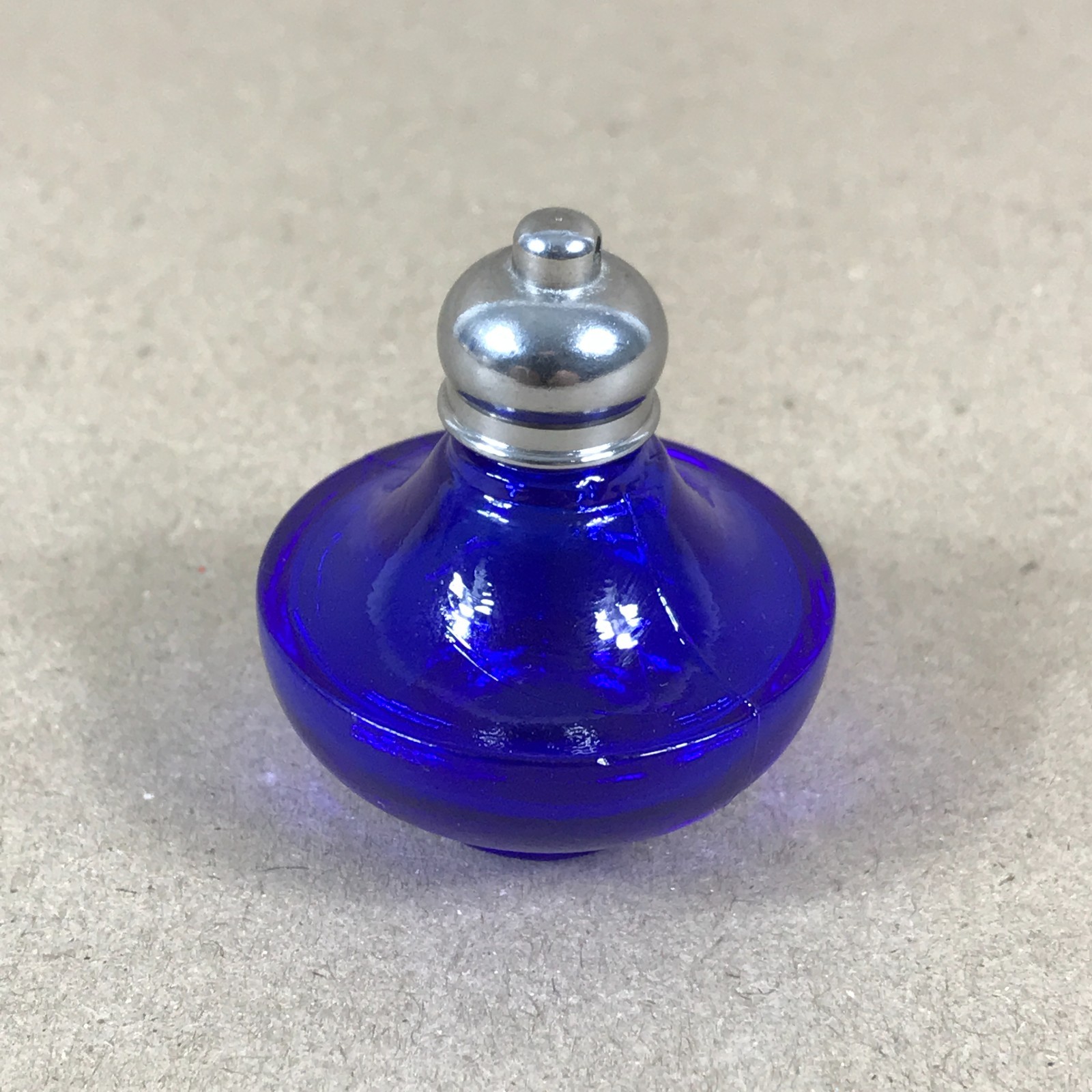 Vintage Cobalt Blue Perfume Bottle Small Oil Bottle