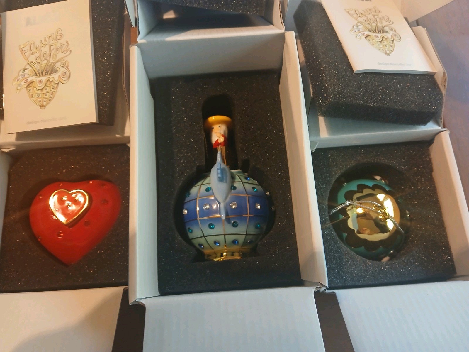 Alessi ornament collection 3 pieces