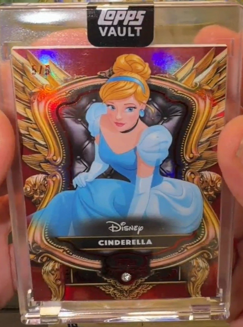2026 Topps Vault Disney Cinderella Encased Diamond Red #/5