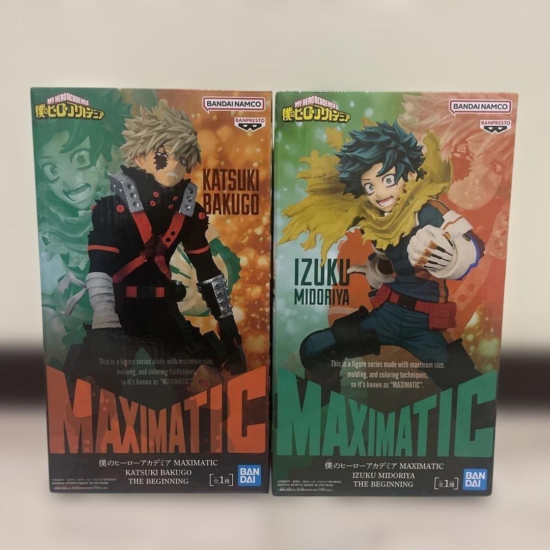 My Hero Academia Deku Bakugo MAXIMATIC The Beginning Figure 2 Set NEW JAPAN