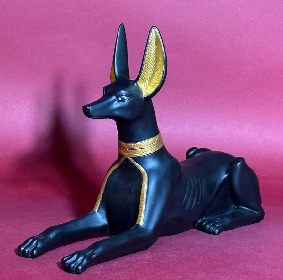 Egyptian Artifacts A Rare Authentic Pharaonic Statue Of Egyptian God Anubis BC