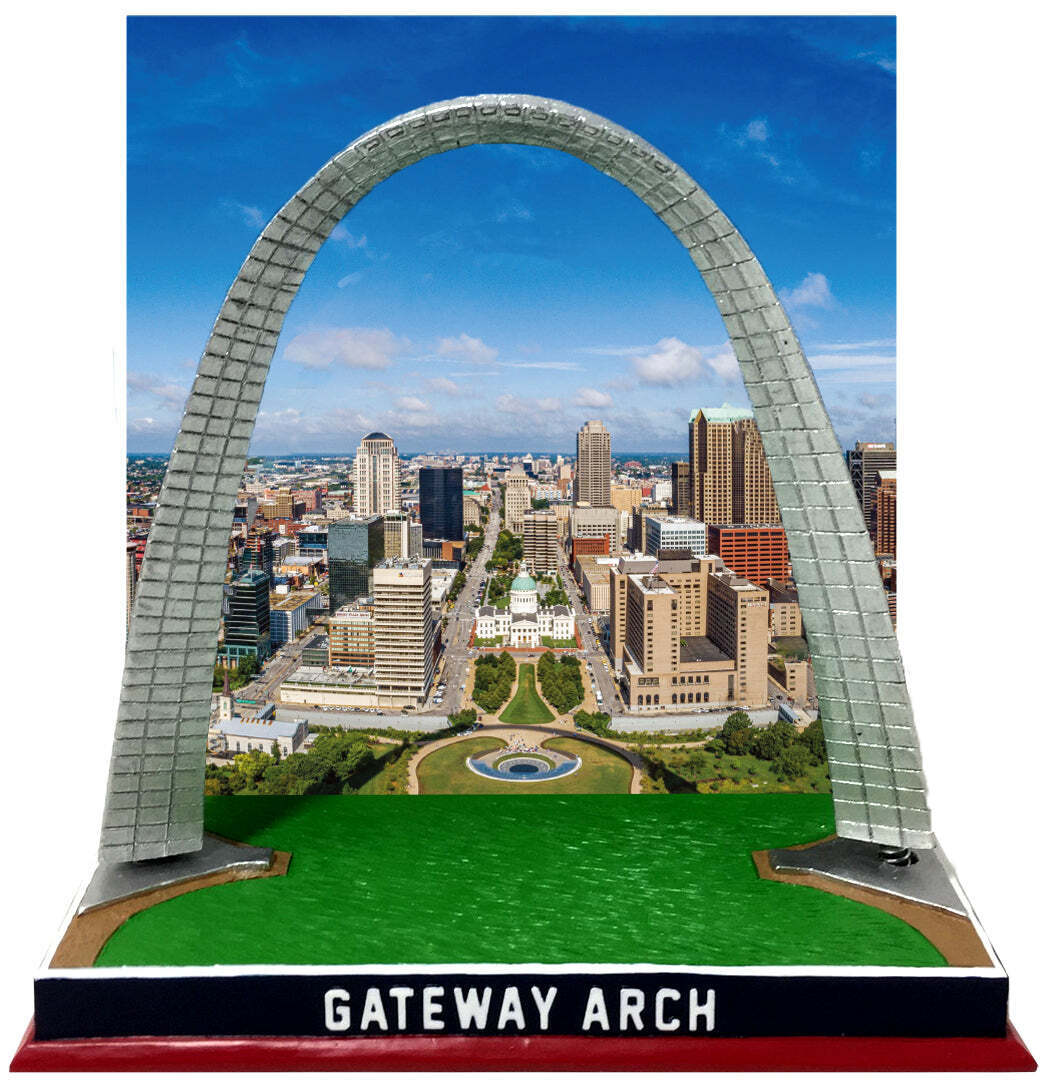 Gateway Arch St. Louis Skyline Base Bobblehead