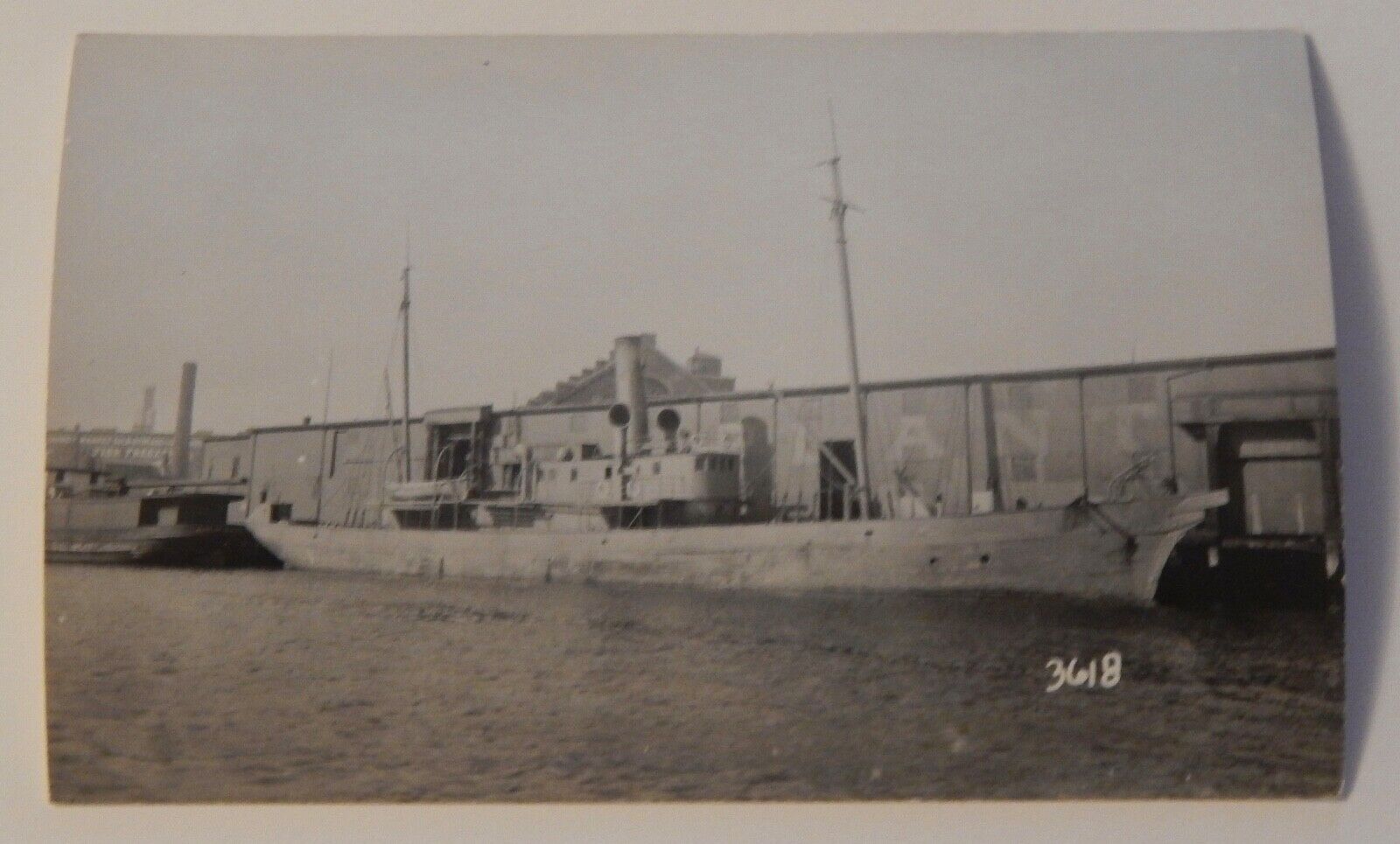 Steamship Steamer SAGAMORE real photo postcard RPPC