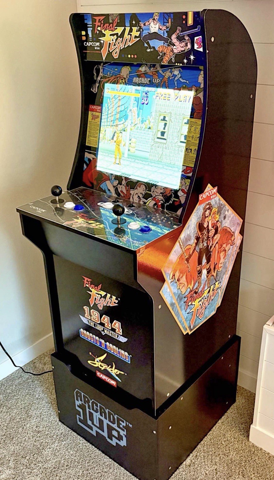 Arcade1Up Final Fight Arcade Home System Working Great 👍🏼