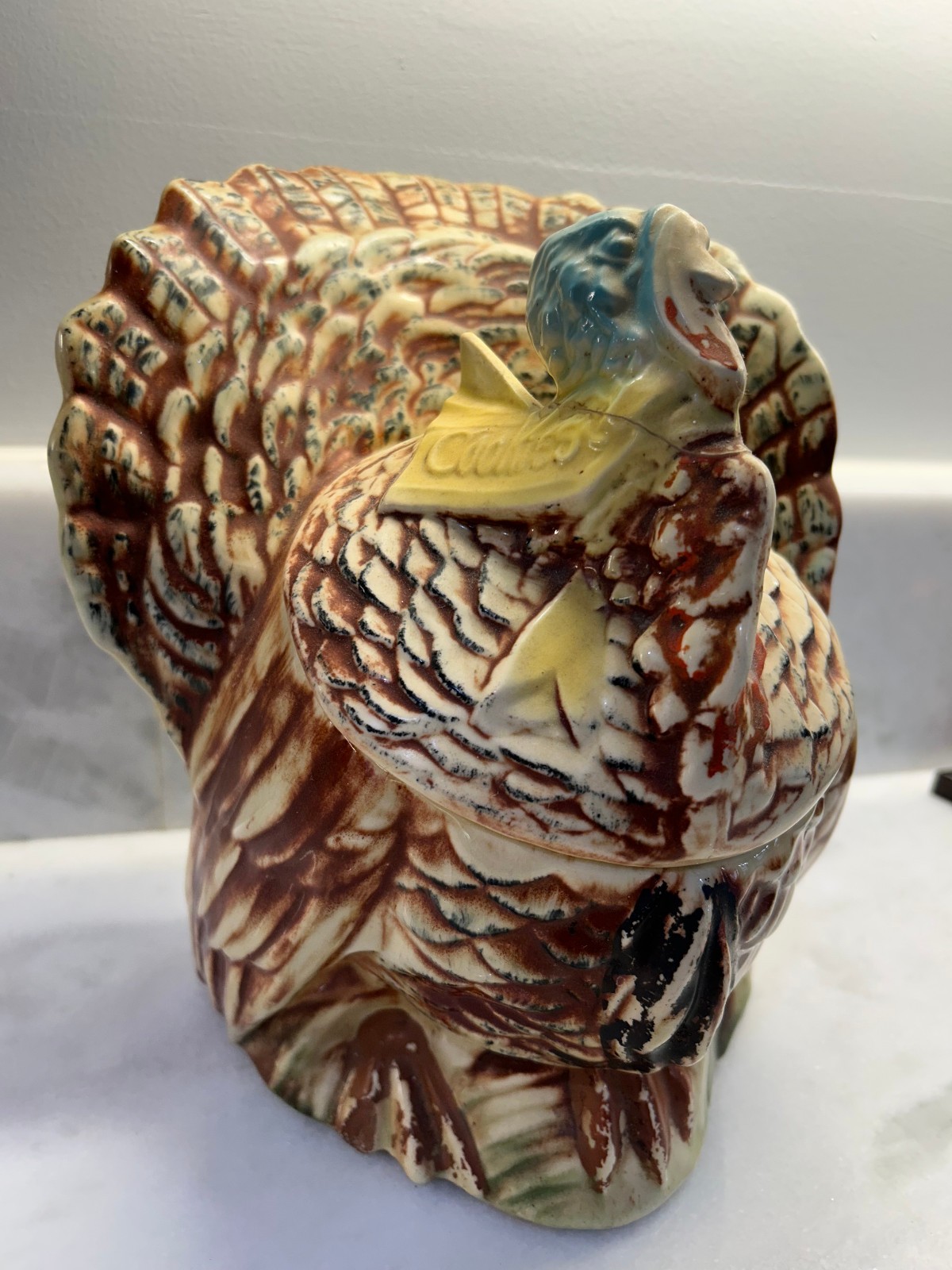 Vintage McCoy Turkey Cookie Jar, 1950\'s Era, Preowned