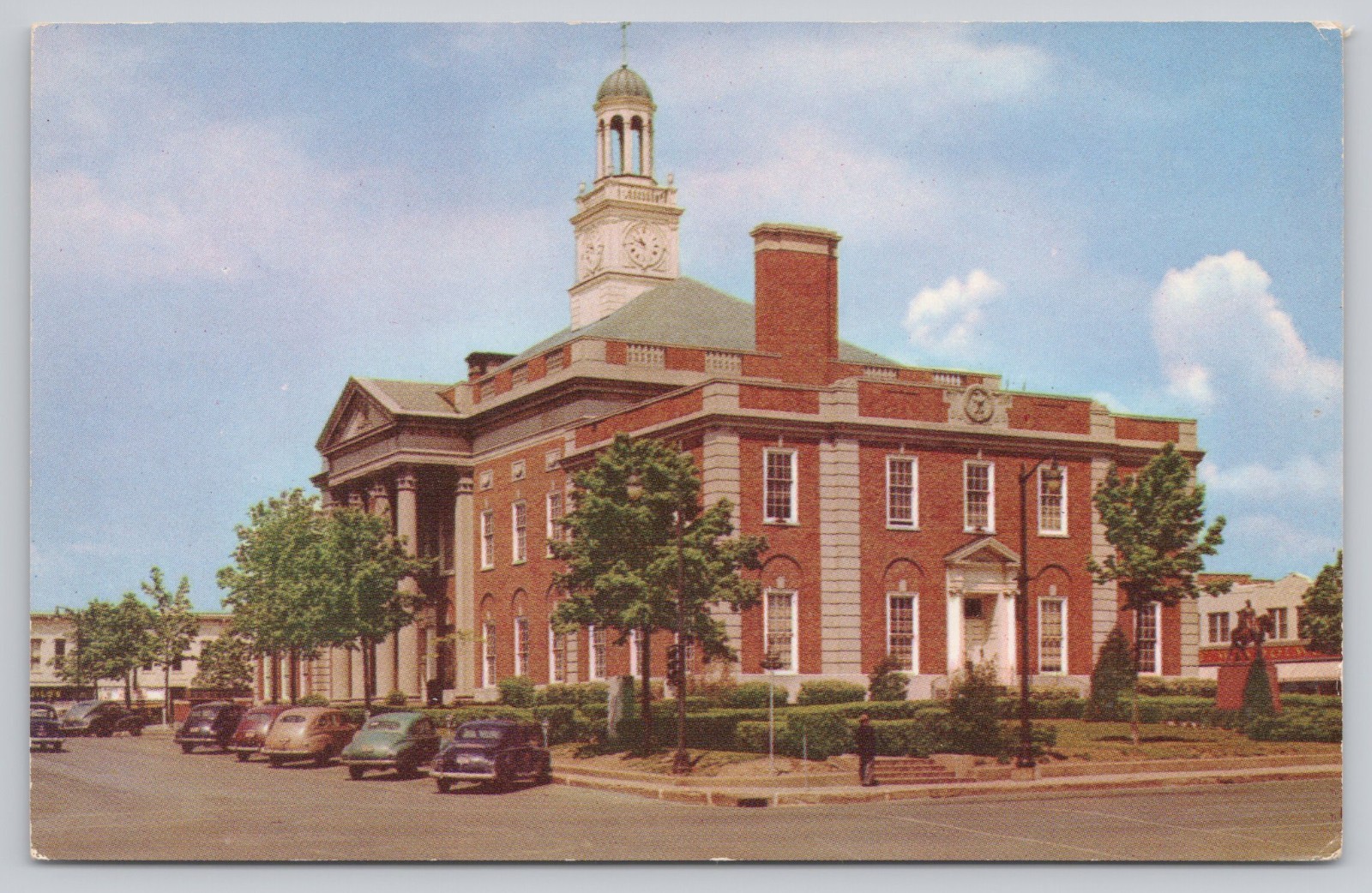 Independence Missouri Jackson County Courthouse Clock Tower Chrome Postcard Independence Missouri Jackson County Courthouse Clock Tower Chrome Postcard