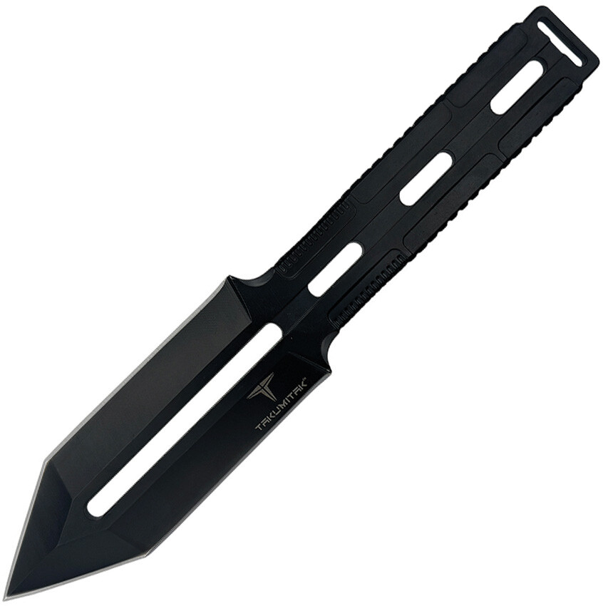 Takumitak Silence Black 3Cr13 Stainless Fixed Blade Knife w/ Belt Sheath F311